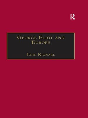 cover image of George Eliot and Europe